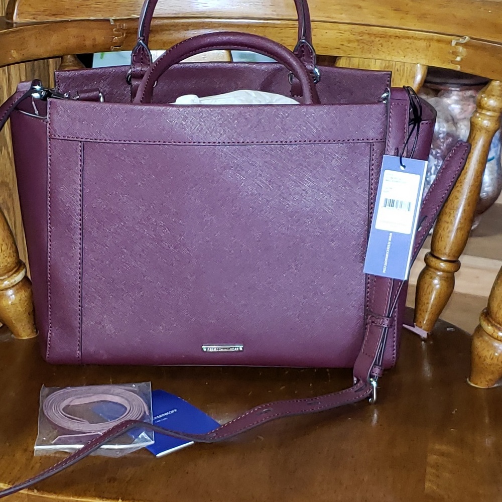 Rebecca Minkoff Small Monroe Tote in Port